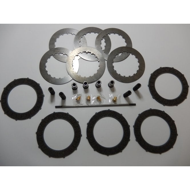 thumbnail image 2 of Complete 4-Spring Clutch Assembly For BSA A & B Swinging Arm Models – Triumph 2 of 5