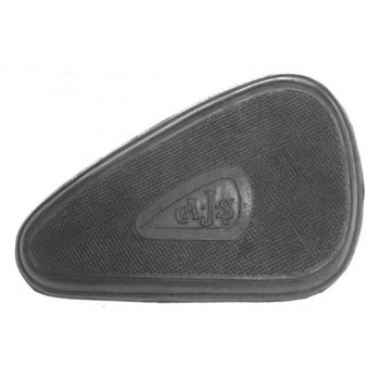 AJS & Matchless AJS Knee Grip Rubbers Pair - Lined with Logo