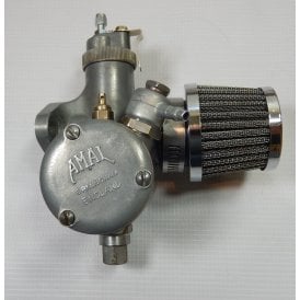 AMAL 375 Conical Air Filter Universal Fits 35mm Inlet Flange Stainless Fitting