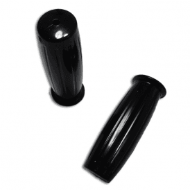 AMAL Type Black Handlebar Grips For 7/8" Bars Sold as a Pair OEM No 366/012B