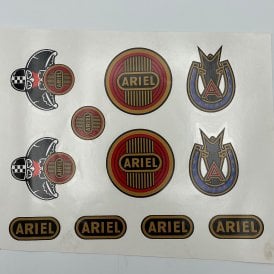 ARIEL FULL WET TRANSFER SET FOR CLASSIC MOTORCYCLES 