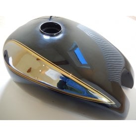 Ariel Square Four MkII Fuel Tank Black & Chrome Without Instrument Panel