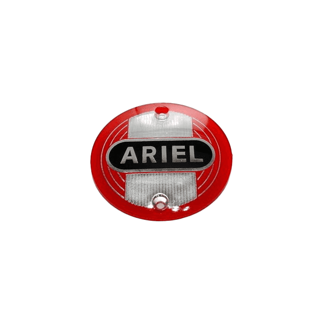 Ariel Tank Badges Pair of Black & Red 