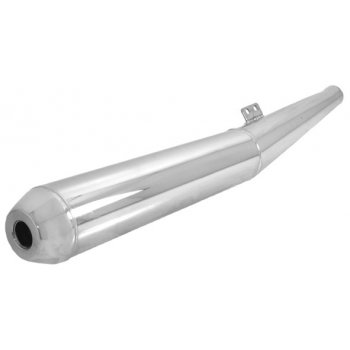 BMW R60, R75, R80,R100 Series Right Hand Chrome Silencer 1970 on