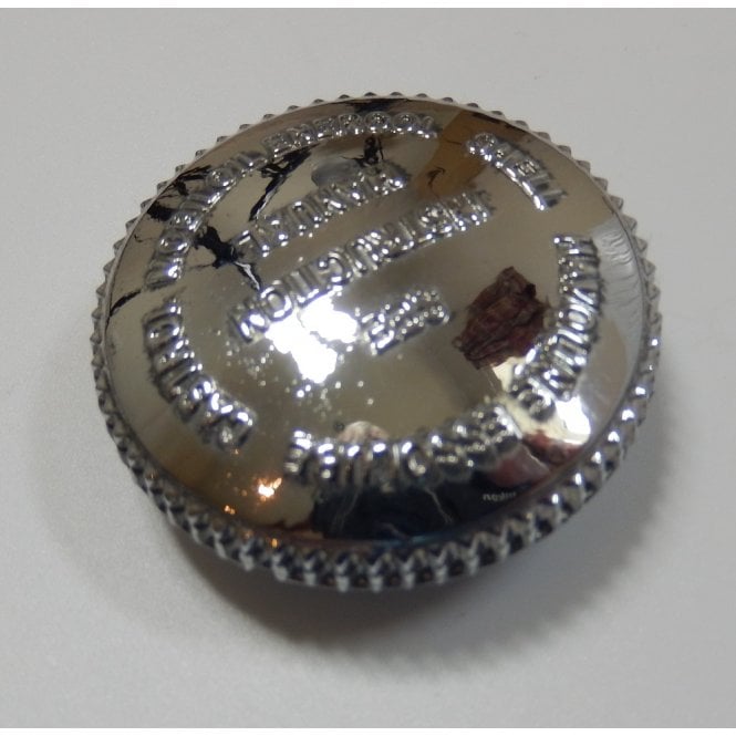 BSA A, B & M Groups Oil Tank Cap Screw Type Polished Alloy OEM No 65-8560