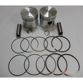 BSA A10 650cc Piston Set +20 Comp Ratio 7.25:1 IMD Made in England