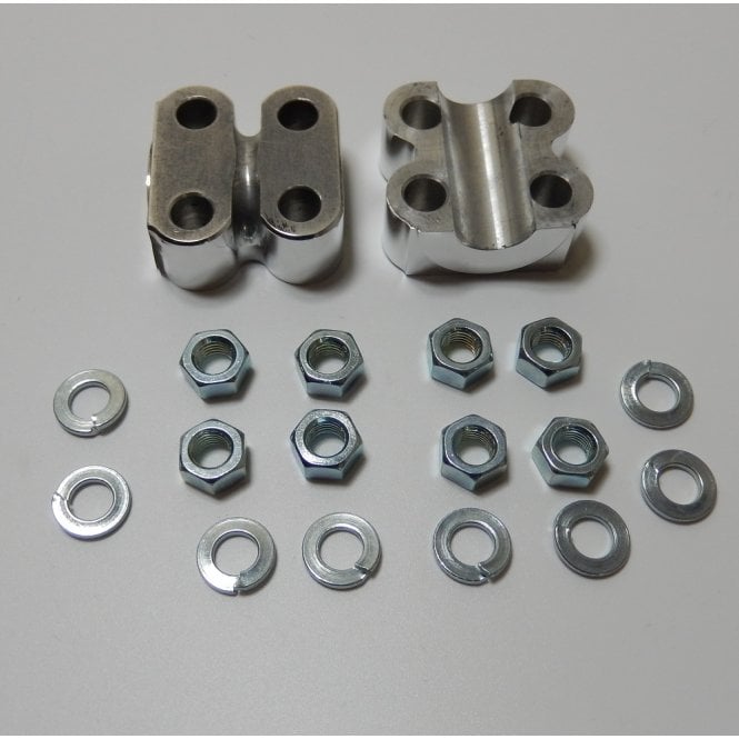 Triumph BSA A65 T120 Fork End Cap Set Billet Alloy OEM No 97-3947, 60-2428, 14-0302