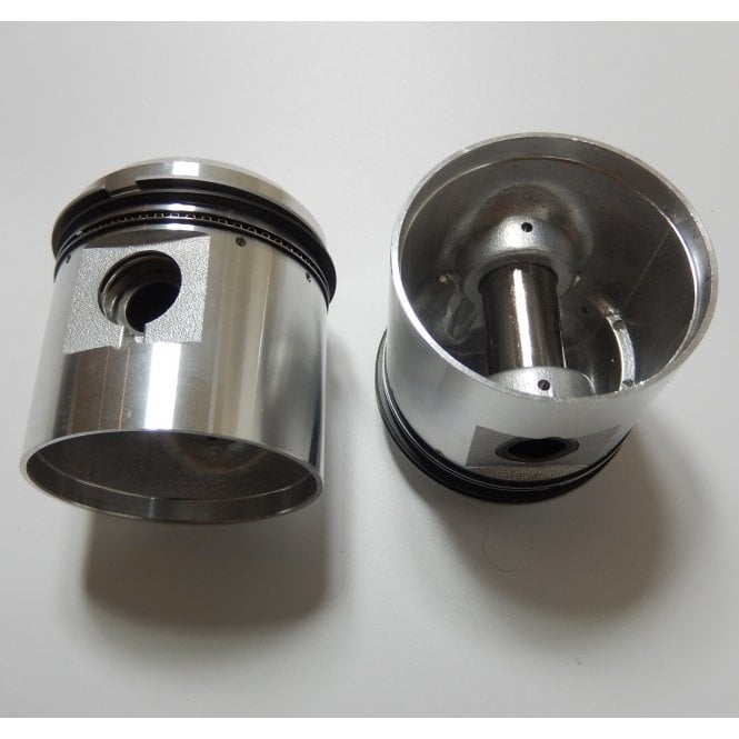 BSA A7 500cc Piston Set 61.98mm +40 Size Comp Ratio 7:1 Made in England