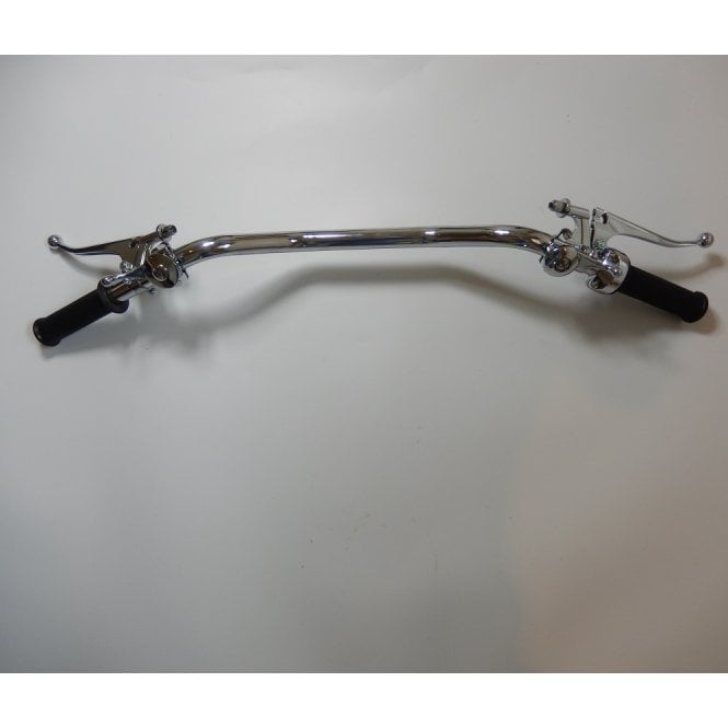 BSA A7, A10, A65 Handle Bars, 4 Levers & Twist Grip Complete Set 7/8