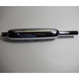 BSA A7, A10 Silencer Fits Left or Right Hand Slotted Welded Bracket Made in England