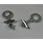 BSA Bantam D1 -D3 Rigid Frame Rear Wheel/ Chain Adjusters Complete (Sold as A pair)
