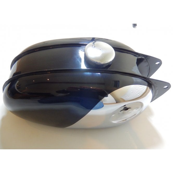 BSA Bantam D7, D10, D14, D175 Bushman Chrome & Black Petrol Tank
