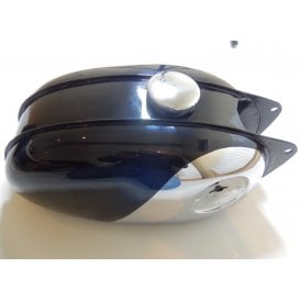 BSA Bantam D7, D10, D14, D175 Bushman Chrome & Black Petrol Tank