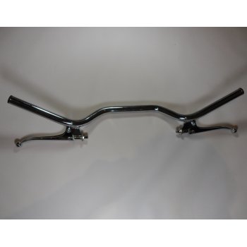 BSA Bantam Handle Bars With Welded Lugs Complete With Levers, Bolts & Cable Adjuster