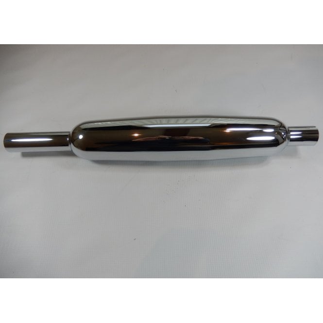 BSA C15, B40 (1959-) Silencer Right or Left Handed Excellent Quality Chrome Finish