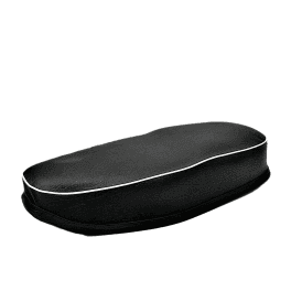 BSA C15 B40 (58-66) 41-9030 Dual Motorcycle Seat Black With White Piping