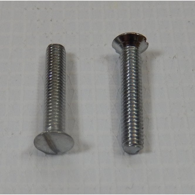 BSA C15 Motorcycle Petrol Tank Badge Screws (Pair) OEM No 40-8016, 68-8090 UK Made
