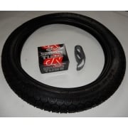 Classic Tyre Tube & Rim Tape Set 275-18", Heavy Duty Inner Tube