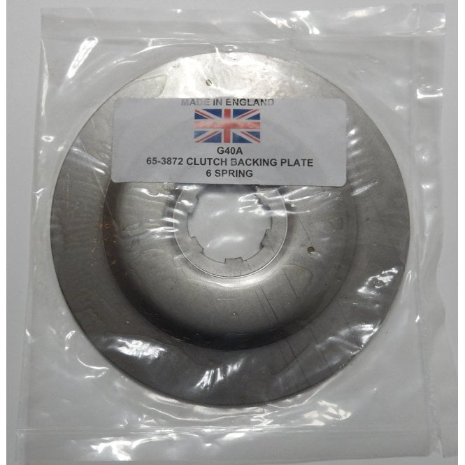 BSA Clutch Backing Plate for 6 Spring Clutch OEM No 65-3872 Made in England
