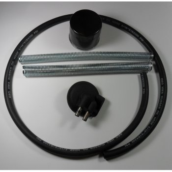 BSA External Oil Filter Set, Lines, Clips, Filter, Housing & Rubber Hose