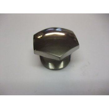 BSA Fork Stanchion Top Nut Polished Stainless Steel For A,B & C Series Models