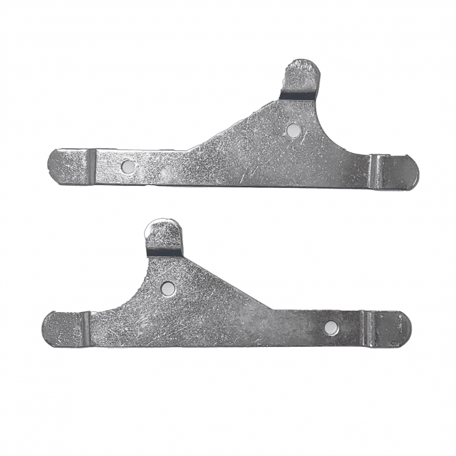 BSA Knee Grip Mounting Plates (Pair) Fit C15, B40, A10 & A65 UK Made