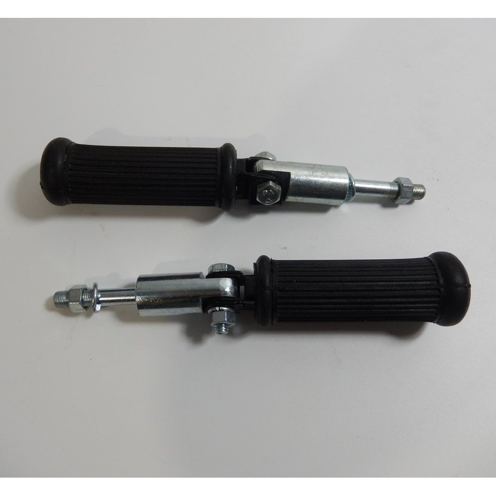 Classic Motorcycle Spares Pillion Footrest Rubbers – BSA Embossed, UK Made (82-9603)