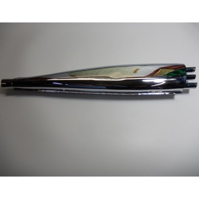 BSA Rocket 3 Chrome Silencers Left Hand Made in England