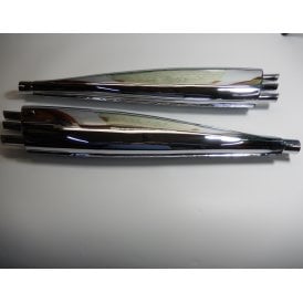 BSA Rocket 3 Chrome Silencers Left & Right Hand Made in England