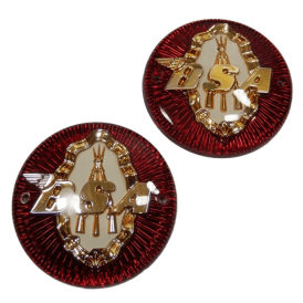 BSA Round Tank Badges With Logo For Classic Motorcycle OEM 65-8220 UK Made