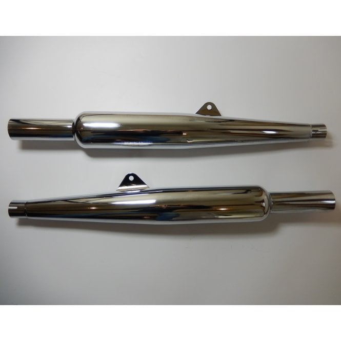 BSA Silencers A10 Rocket Goldstar Sold as a Pair LH & RH Excellent Quality