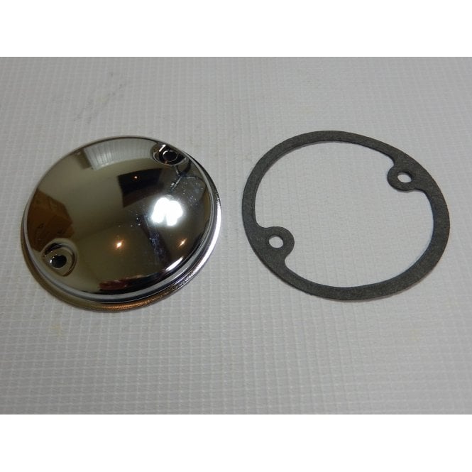 BSA / Triumph Chrome Points Cover & Gasket Set Fits, 500, 650 & 750cc Made in UK