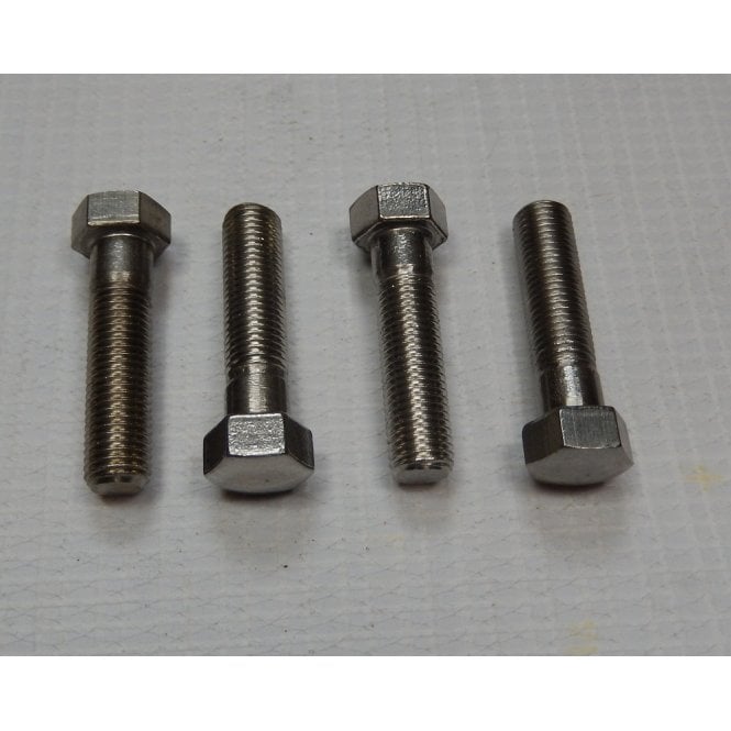 BSA Triumph Handlebar Bolt Set Polished Stainless Steel Set of 4 OEM No 65-5334