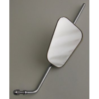 BSA & Triumph Mirror for Classic Motorcycle Rectangle Chrome Finish Bolt Through