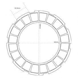  Burman, AJS, Matchless, Panther, Vincent Clutch Plate OEM No G-40-6 & G-40-12