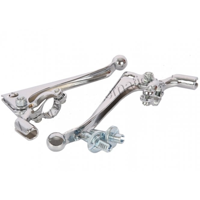 Chrome Clutch & Brake TT Sliding Adjuster Ball End Made in UK 7/8"