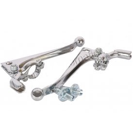 Chrome Clutch & Brake TT Sliding Adjuster Ball End Made in UK 7/8"