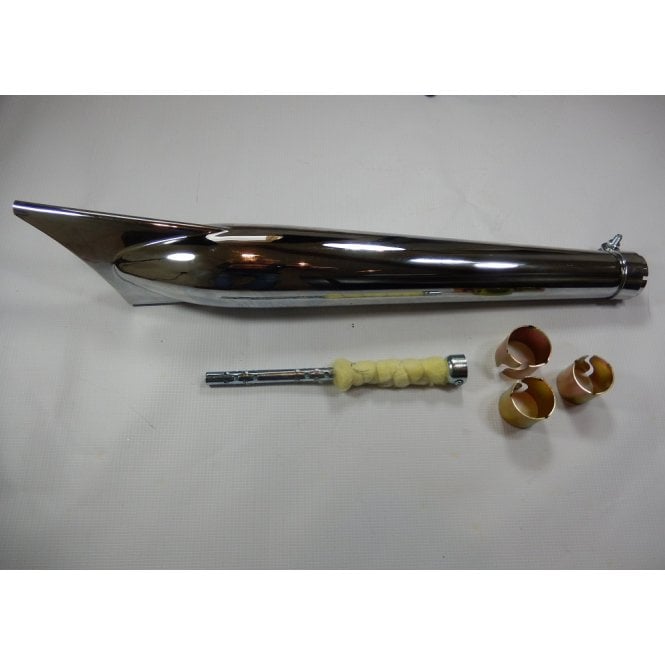 BSA Chrome Fishtail Silencer Bantam D1-D7 25