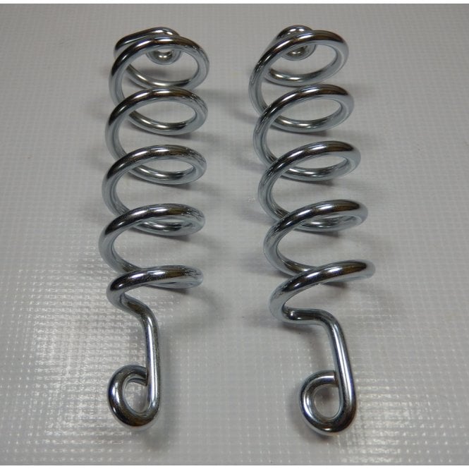 Lycett Chrome Seat Springs For Saddle Sold as a Pair 180mm Long 