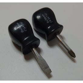 Chubby Screwdriver Set Phillips & Straight Made in UK 1 /12" Blades