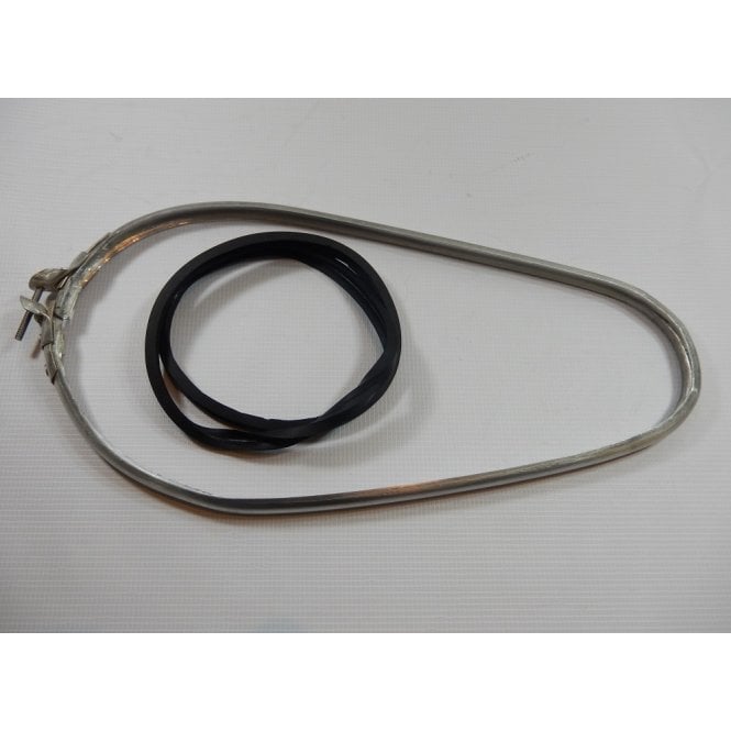 AJS & Matchless Classic AJS / Matchless Polished Alloy Chaincase Clutch Band & Rubber Seal