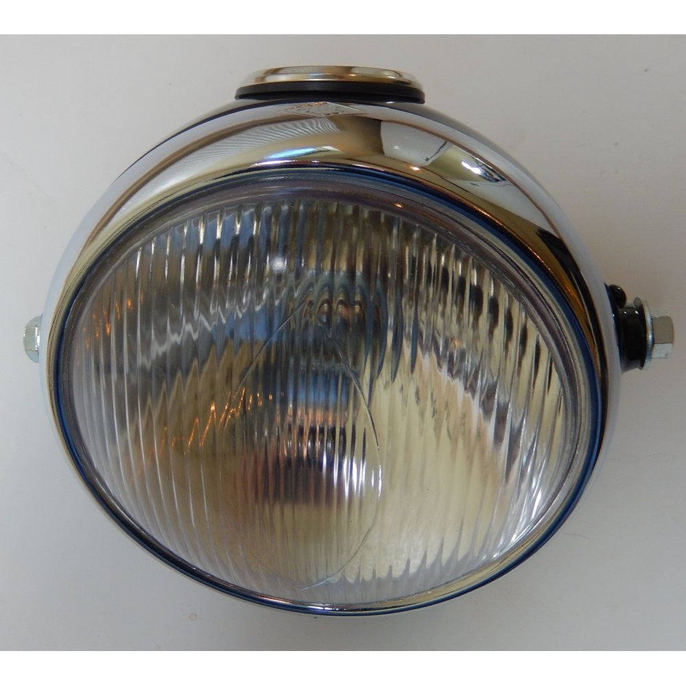 Lucas Type 6.5 Chrome Headlight Headlamp Compatible With