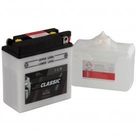 Classic Bike Battery intAct 6N11A-1B Classic Bike-Power Battery With Acid Pack