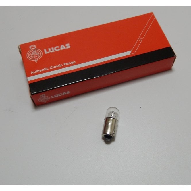 Lucas Classic Bike Genuine 12V Instrument Bulb BA9S LLB288T 2 Watt