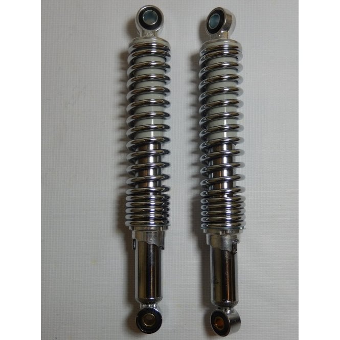 Kawasaki Classic Motorcycle Chrome Shock Obsorbers For H1, H2 1971 -76 