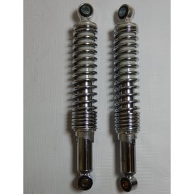 Classic Kawasaki Motorcycle Chrome Shock Obsorbers For Kawasaki H1, H2 1971 -76 