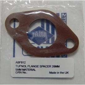 Classic Motorcycle AMAL Carburettor Tufnell Spacer 26mm x 6mm Thick 
