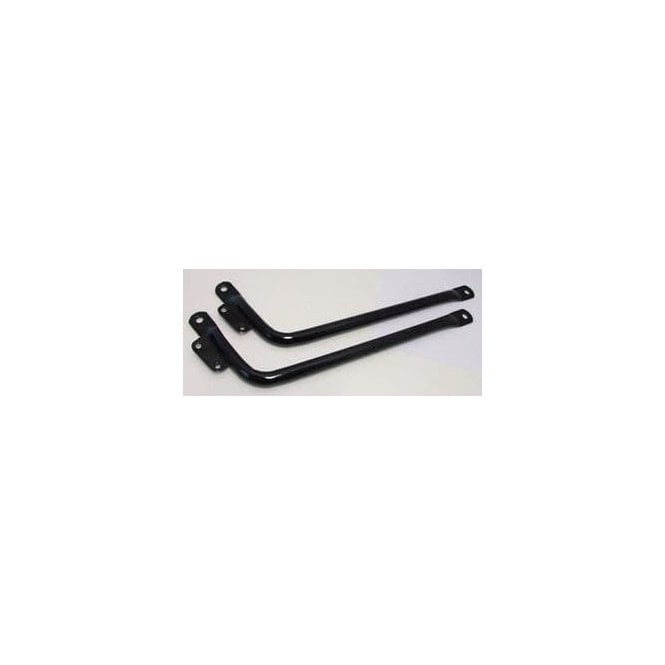 BSA Classic Motorcycle A10 Rear Mudguard Stays Sold as Pair Black Finish