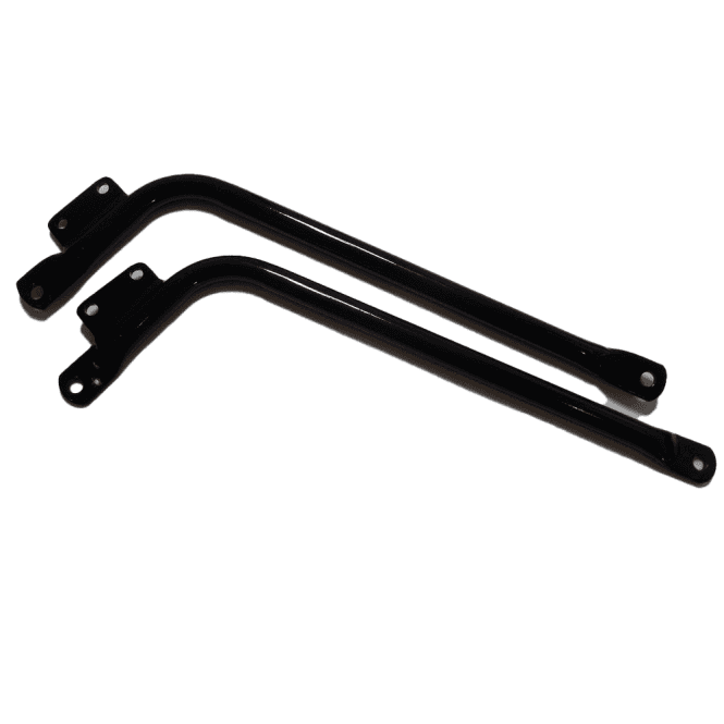 BSA Classic Motorcycle A10 Rear Mudguard Stays Sold as Pair Black Gloss Finish