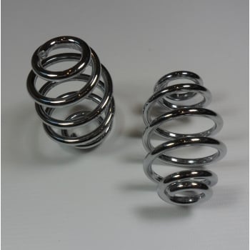 Classic Motorcycle Chrome Seat Springs Sold as a Pair (Short Length) 3" 